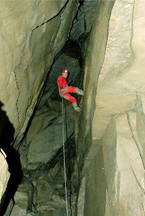 Fig. 4. The Kněhyňská cave, the Big Abyss (photo J. Wagner). (1/1)